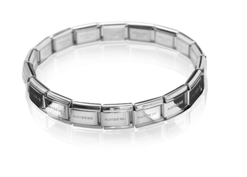 Bransoletka modułowa Maybeme srebrna