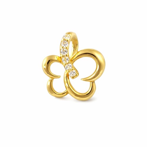 Złota zawieszka motylek