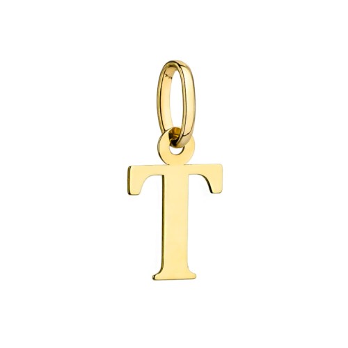 Zawieszka złota literka T