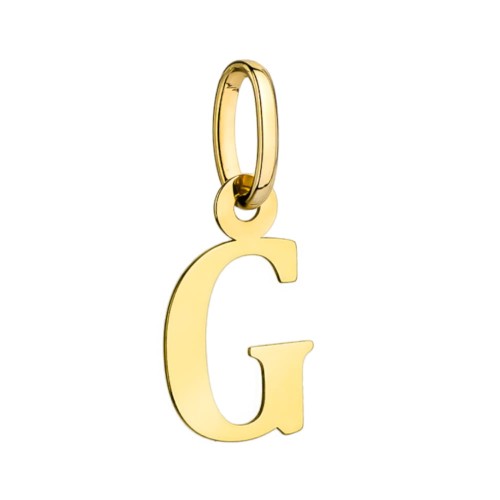 Zawieszka złota literka G duża 0.56g