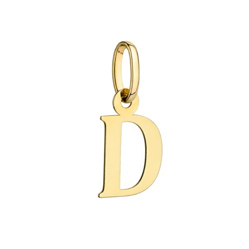 Zawieszka złota literka D 0.25g