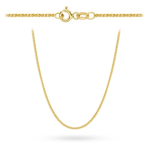 Łańcuszek złoty pr. 585 - splot lisi ogon 50 cm 2,35g