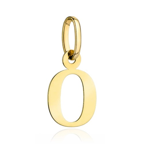 Zawieszka złota literka O duża 0.63g