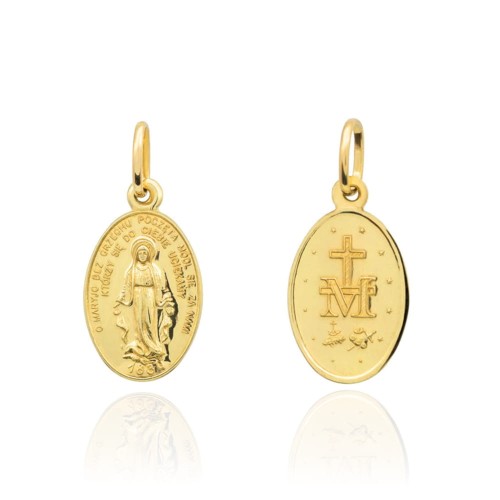 Cudowny Medalik zawieszka wisiorek mały pr.585 0.86g