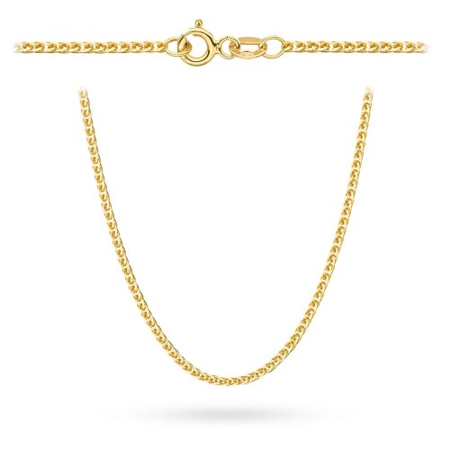 Łańcuszek złoty pr. 585 - splot lisi ogon 55 cm 2,01g