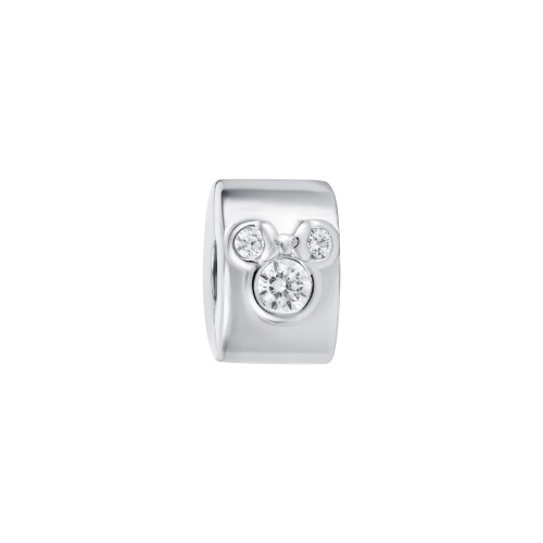 Stoper do bransoletki z cyrkoniami w kształcie Myszki Miki