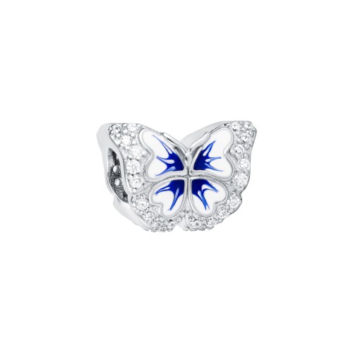 Beads motylek z cyrkoniami