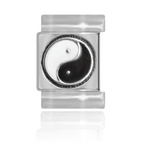 Ogniwo do bransoletki modułowej - Ying Yang (kol. męska)