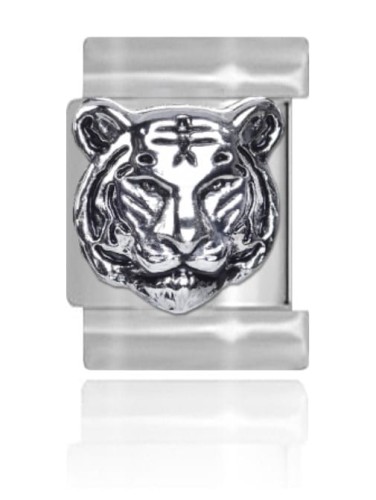 Ogniwo do bransoletki modułowej - Głowa tygrysa Maybeme