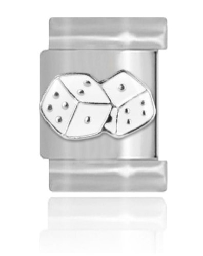 Ogniwo do bransoletki modułowej - Kości do gry Maybeme