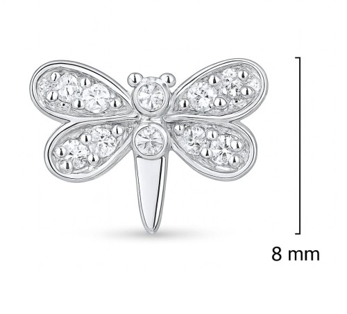 Kolczyki ważki z cyrkoniami