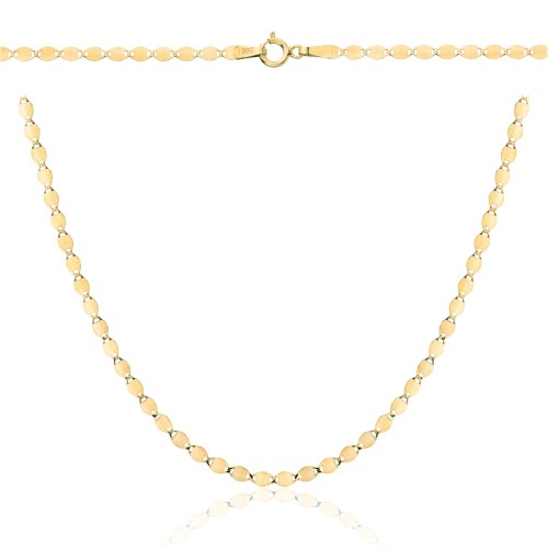 Naszyjnik złoty delikatne blaszki