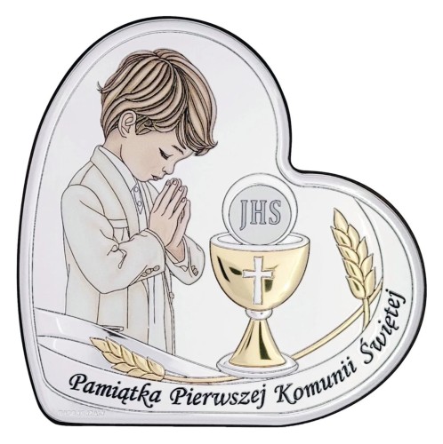 Pamiątka Pierwszej Komunii Świętej Serce Chłopiec
