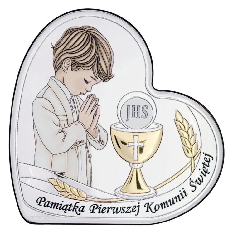 Pamiątka Pierwszej Komunii Świętej Serce Chłopiec