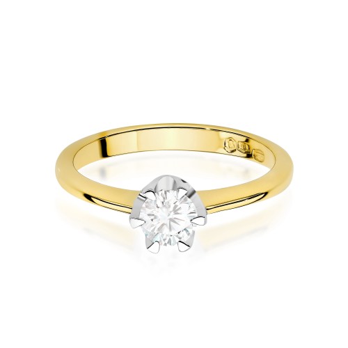 Pierścionek z brylantem 0,70 ct
