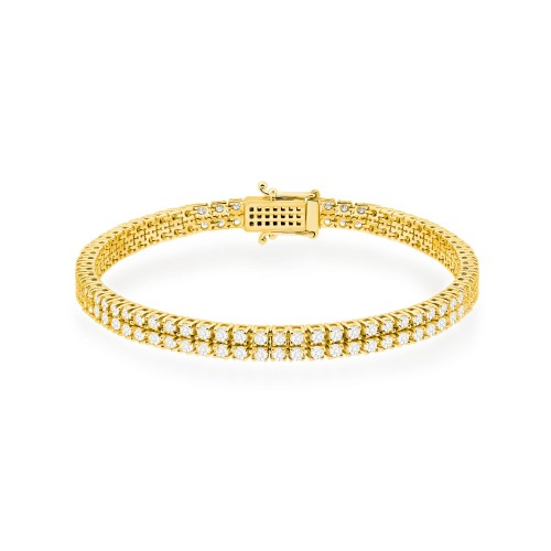 Bransoletka z diamentami laboratoryjnymi 2,96 ct