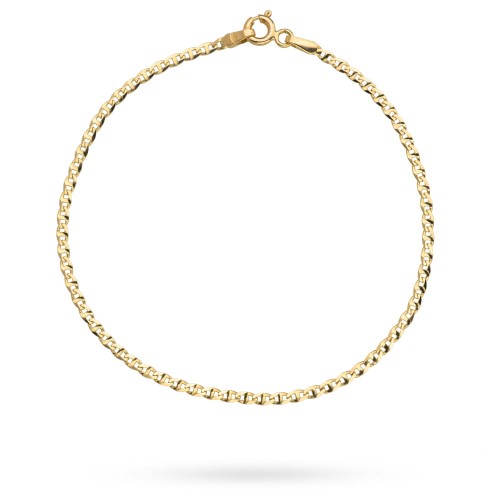 Bransoletka pr. 585 splot gucci 18,5 cm