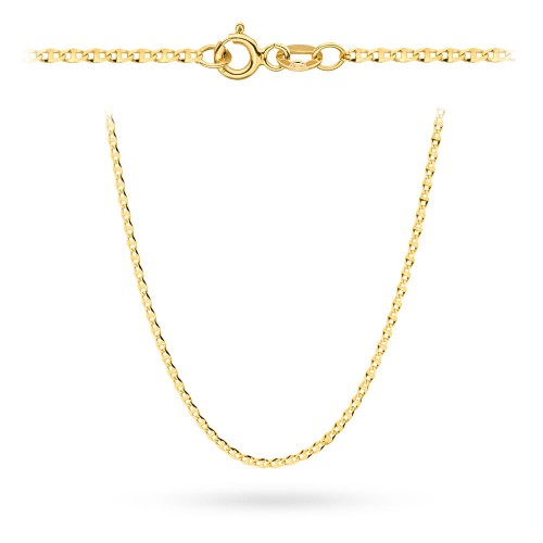 Łańcuszek złoty pr. 585 - splot gucci 50 cm 7,96g