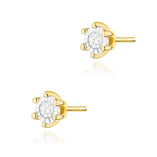 Kolczyki Brylanty 0,16 ct
