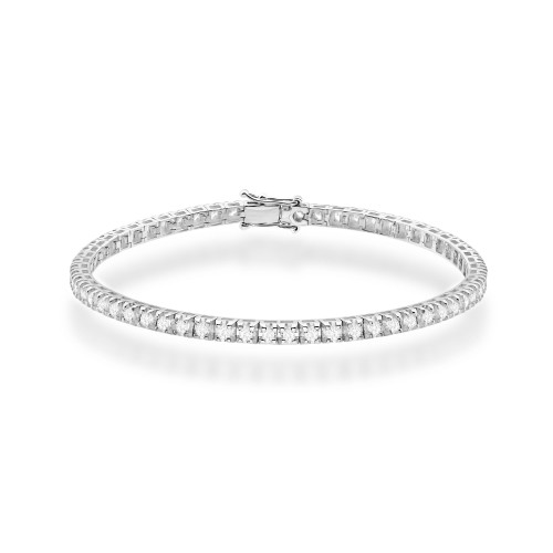 Bransoletka tenisowa z diamentami 1,77 ct białe złoto