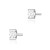 Kolczyki K0055 Diament 2 x 0,04ct białe złoto