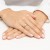 Pierścionek z różowego złota z diamentami laboratoryjnymi 0,32 ct