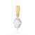 ZŁOTA ZAWIESZKA Z DIAMENTEM LABORATORYJNYM 0,25 CT – ŻÓŁTE ZŁOTO