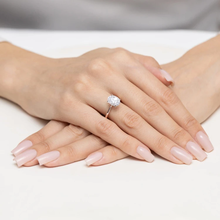 Pierścionek Diament Laboratoryjny 2,00ct różowe złoto