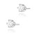 Kolczyki Diament Laboratoryjny 2 x 0,30ct białe złoto