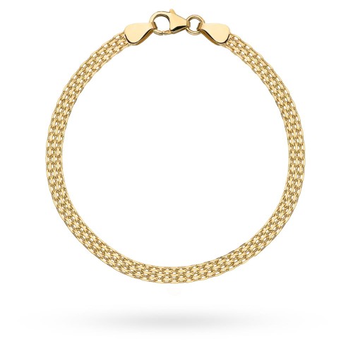 Bransoletka złota bismarck - 3 mm