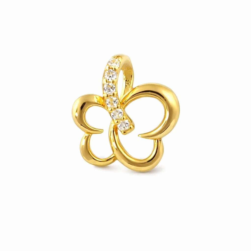 Złota zawieszka motylek