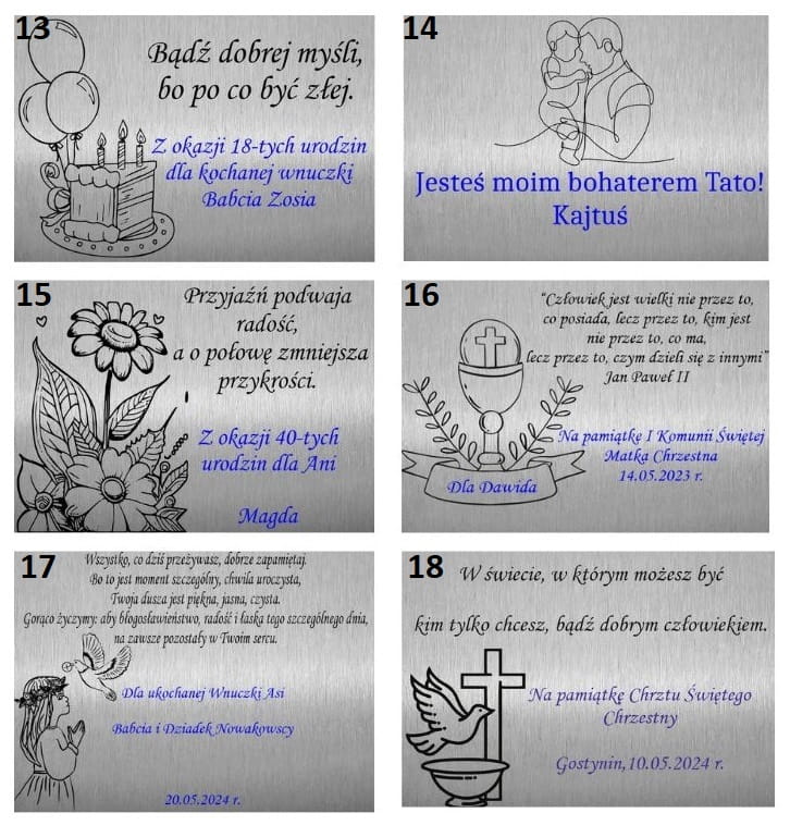 Srebrna zawieszka serce w sercu z linią życia