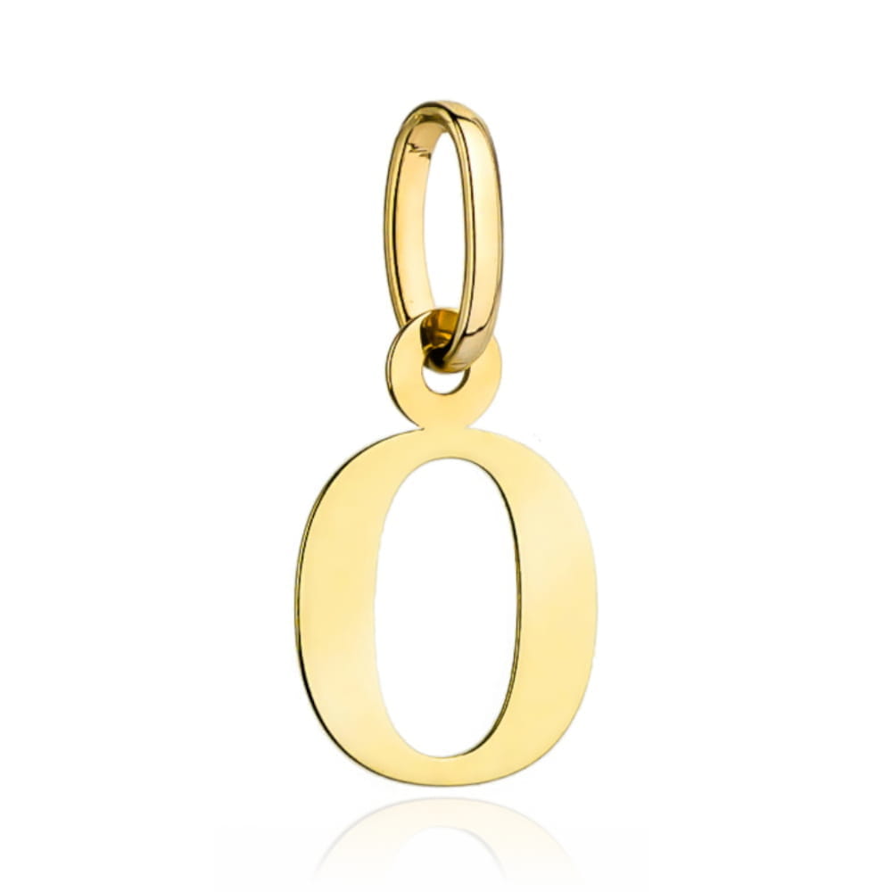 Zawieszka złota literka O duża 0.63g