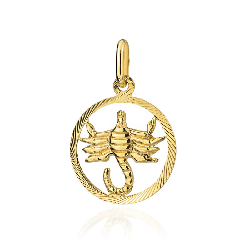Zawieszka znak zodiaku SKORPION 0.66g
