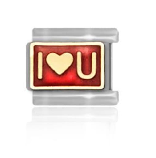 Ogniwo do bransoletki modułowej - I love U Maybeme