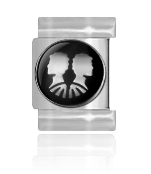 Ogniwo do bransoletki modułowej - Znak zodiaku Bliźnięta Maybeme