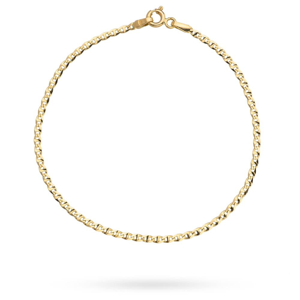 Bransoletka pr. 585 splot gucci 18,5 cm