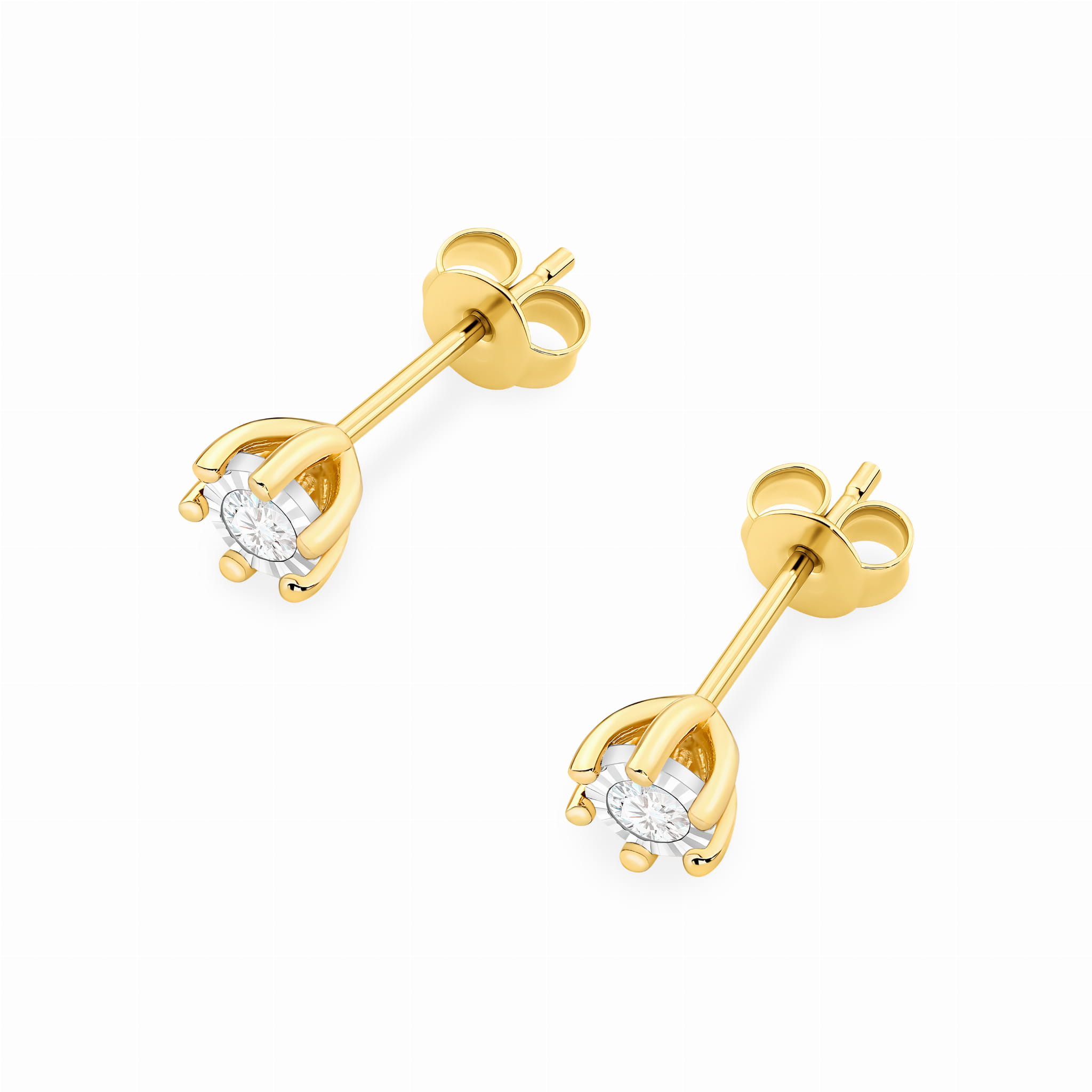 Kolczyki Brylanty 0,16 ct