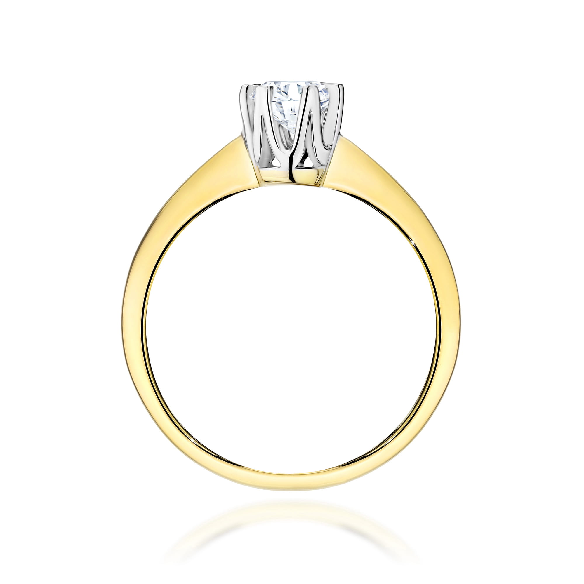 Pierścionek z brylantem 0,70 ct