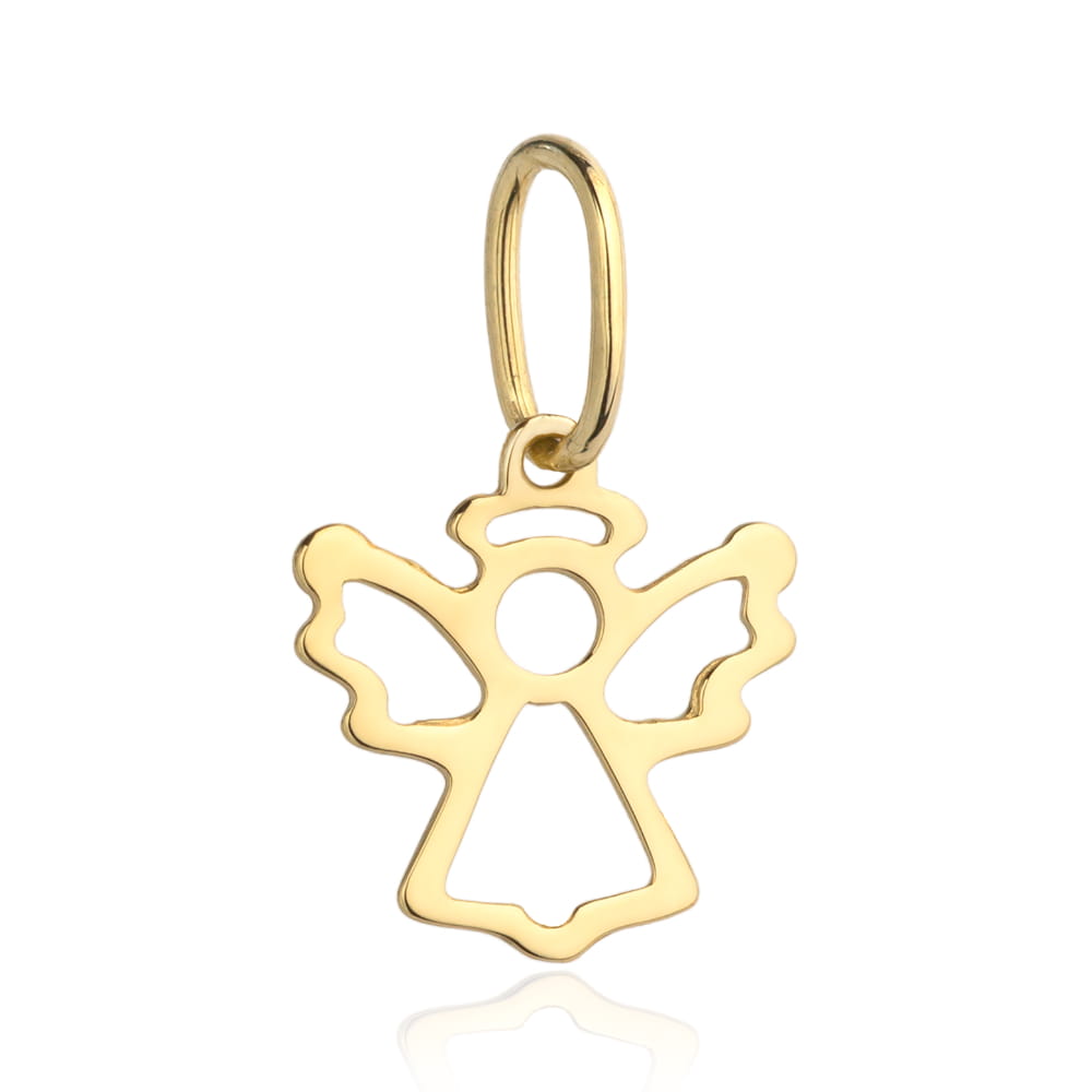 Zawieszka złoty Aniołek z aureolą 0.34g